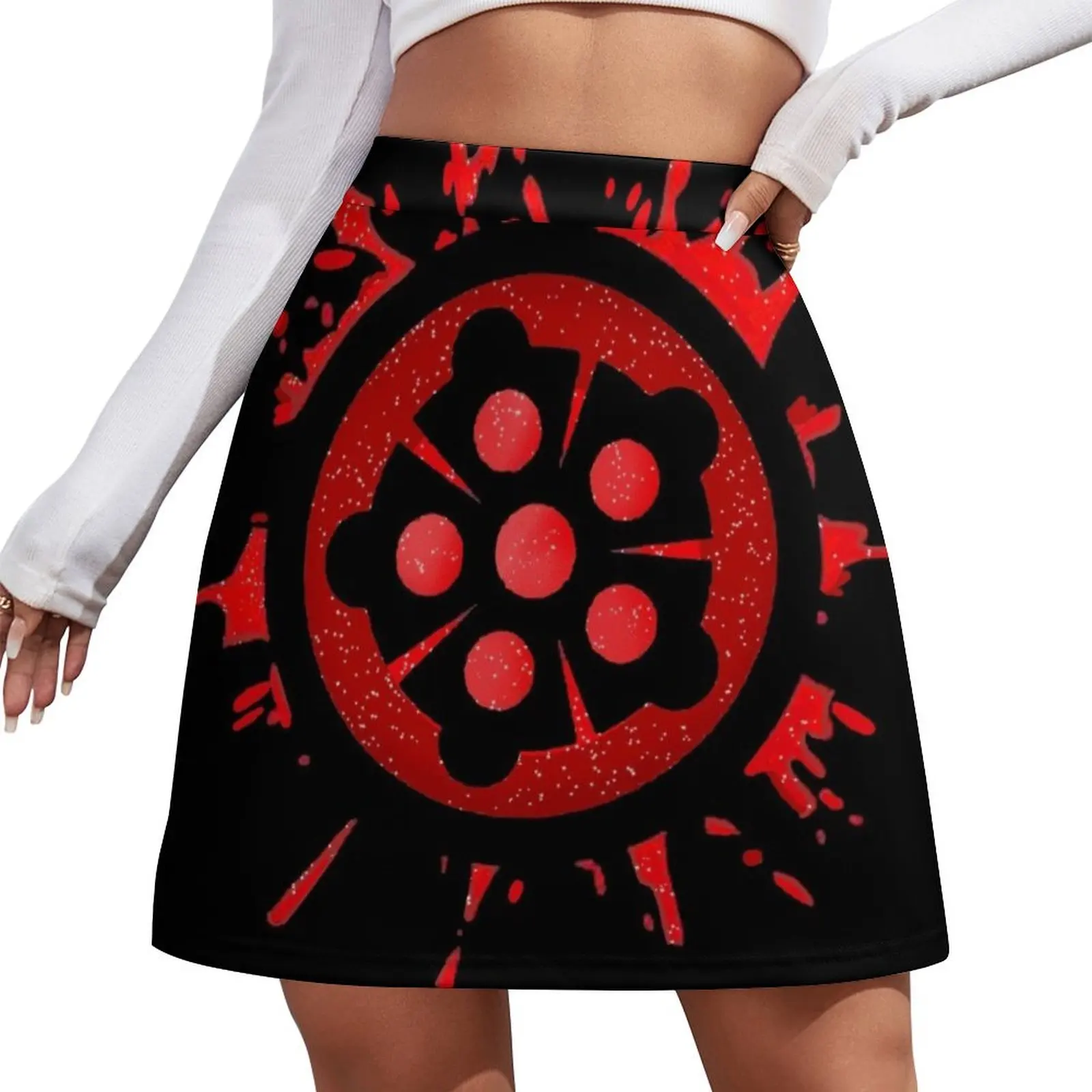 

Hamato Clan logo Red Mini Skirt Women's skirts mini skirt Mini Skirt