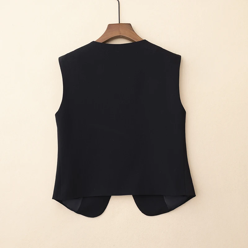 Abito ort versatile ricamato Jaet da donna 2025 Primavera New Small Fraance Sle Personali oulder Top Gilet capispalla