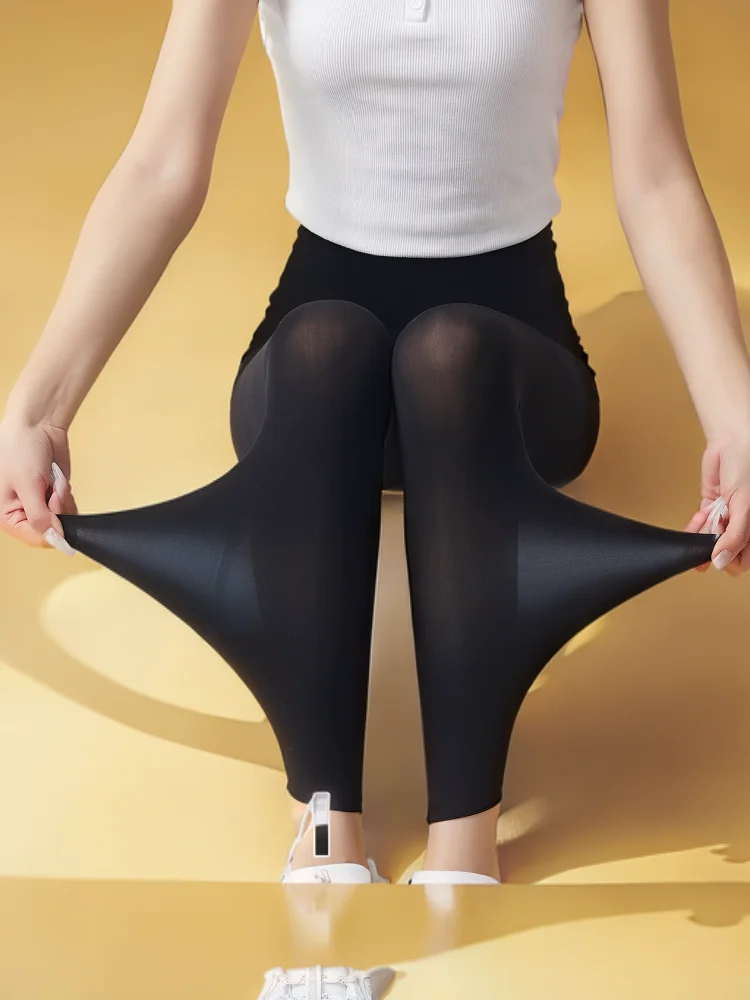 Flared Leggings Women Wide-Leg Every Day Drawstring Abdomen Wrap Contrasting Jacquard Basic Performance Bottoming Feel Pilates