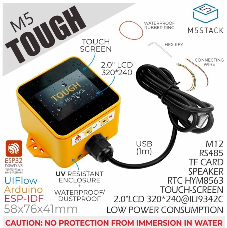 M5Stack Tough  Industrial grade programmable embedded controller ESP32 waterproof development board