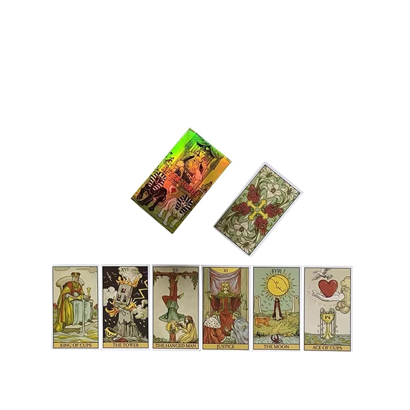 78Pcs After Tarot Card For Fate Divination Family Party Table Game Playing Card  Entertainment Board Game Toys