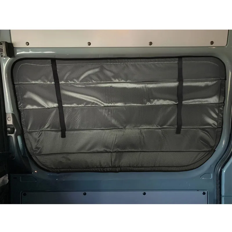 Insulated Blackout Side Sliding Door Window Cover for Mercedes-Benz Sprinter Van 2007-2022 Magnetic Accordion Style