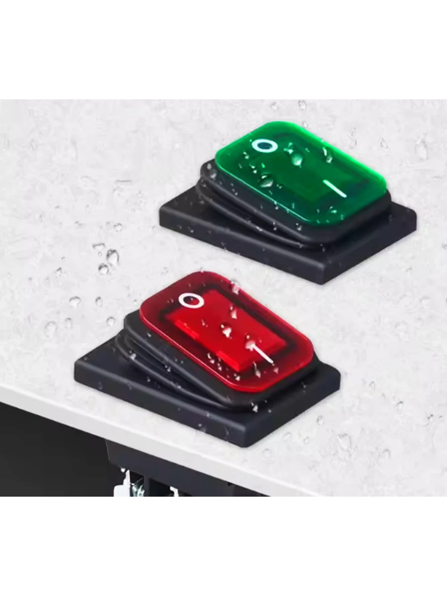 Interrupteur à bascule robuste 4 broches ON/OFF étanche pour bateau et marine avec LED 12V 24V 110V 220V