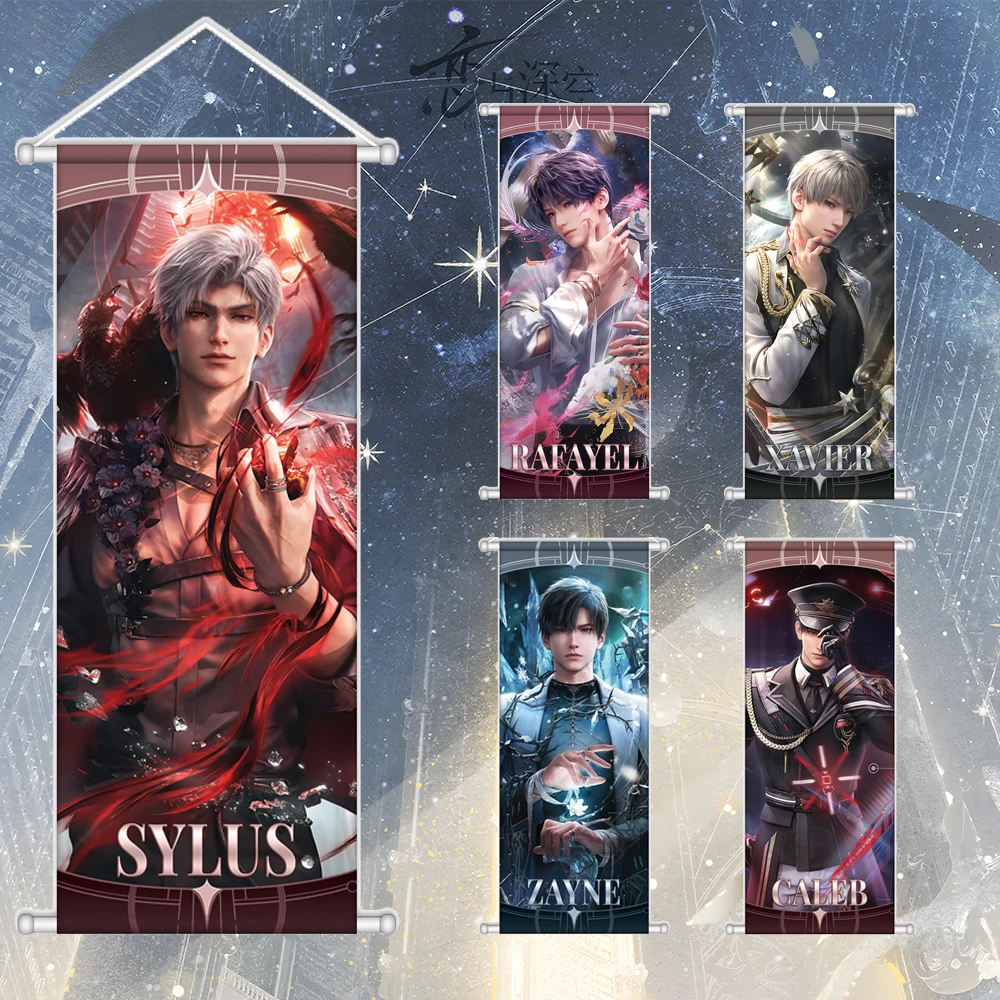 

Zayne Rafayel Love Sylus Xavier Caleb Deepspace настенный прокрутка коллекция персонажей плакат украшения подарки