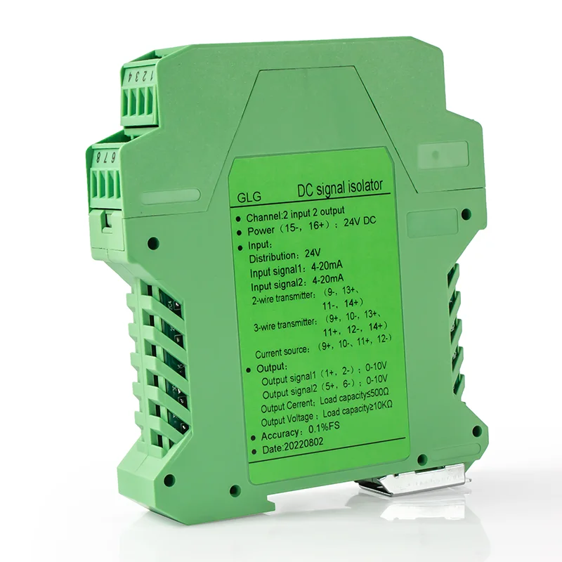 

Signal Isolator 4-20mA to 0-10V Analog Signal Isolators 1 In 1 Out Signal Converter Isolator 0-10V to 4-20mA Signal Isolators