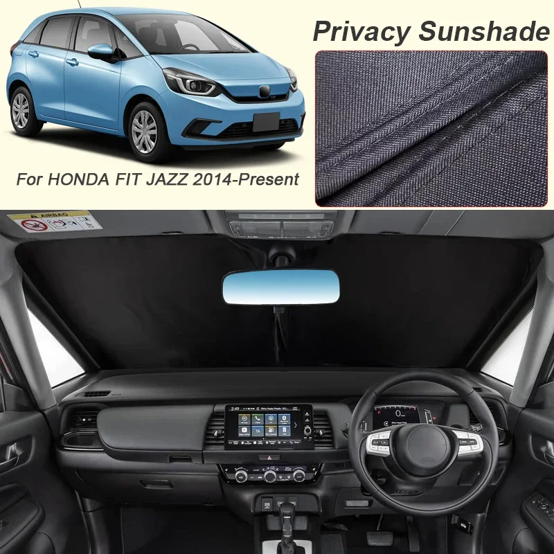 

Специальный солнцезащитный экран для автомобильных окон, защита от солнца и ультрафиолета, для кемпинга, для HONDA FIT JAZZ 2014-2026, аксессуары для интерьера автомобиля