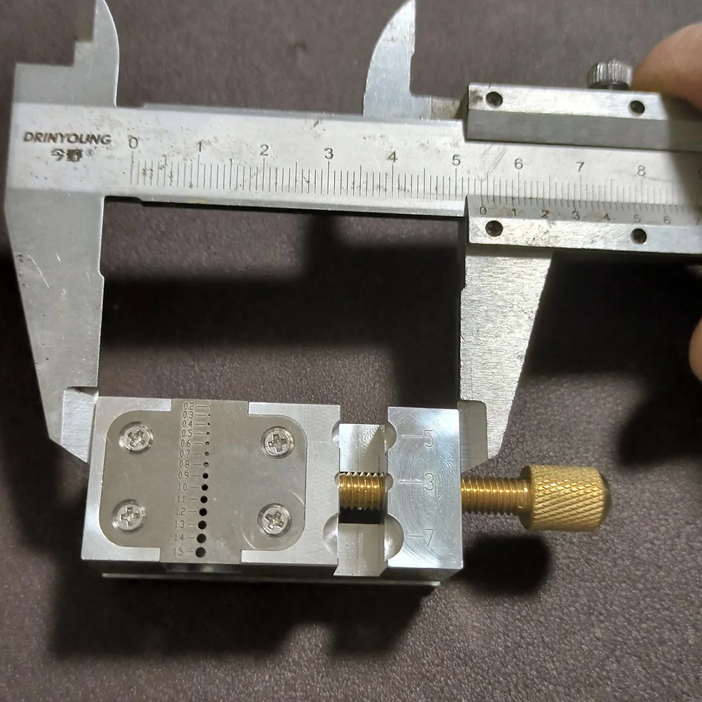 Tang Aloi aluminium, penunjuk Tube penjepit Manual Vise jam tangan, alat pengencang Collet alat perbaikan jam tangan pegangan kepala