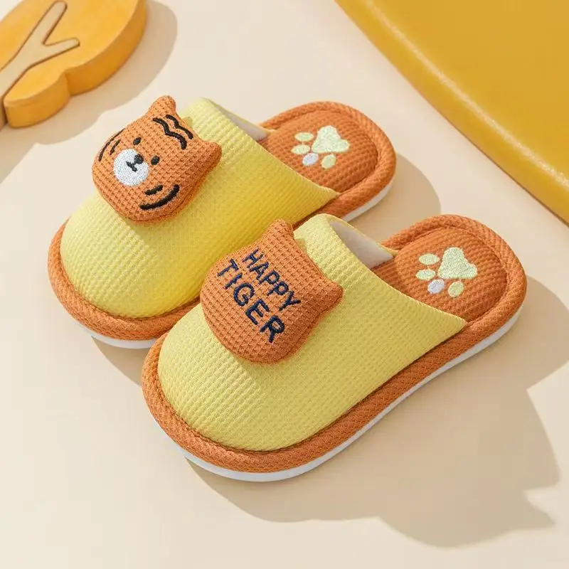 

Children Cartoon Baotou Home Slipper Four Seasons New Soft Sole Non Slip Comfortable Parent Child Slipper Boys And Girls Slipper