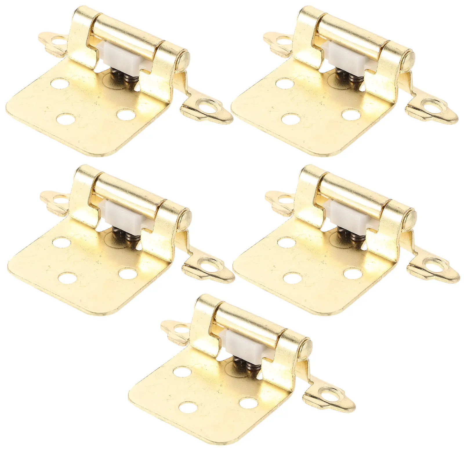 5 Pcs Auto Closing Door Hinge Spring Hinges Automatic Self-closing Close Cafe Closer Cabinet Doors Replacement