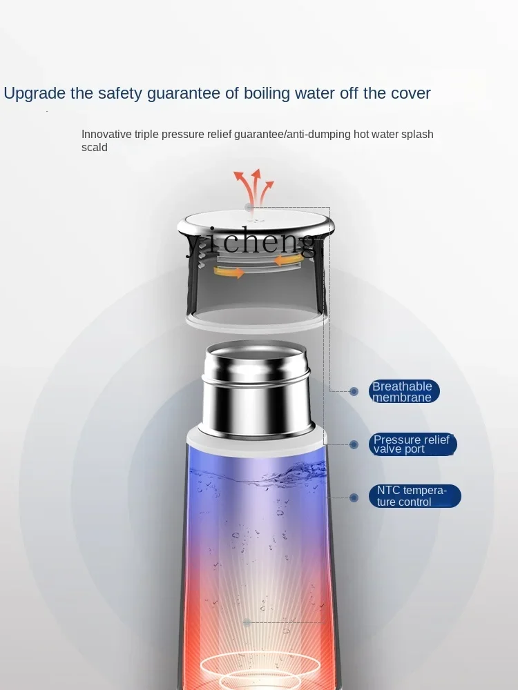 غلاية محمولة كوب مفرغ أوتوماتيكي صغير للتدفئة الكهربائية كوب غلاية #3