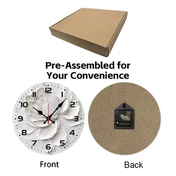 8 best sales 白い壁掛け時計 - №4