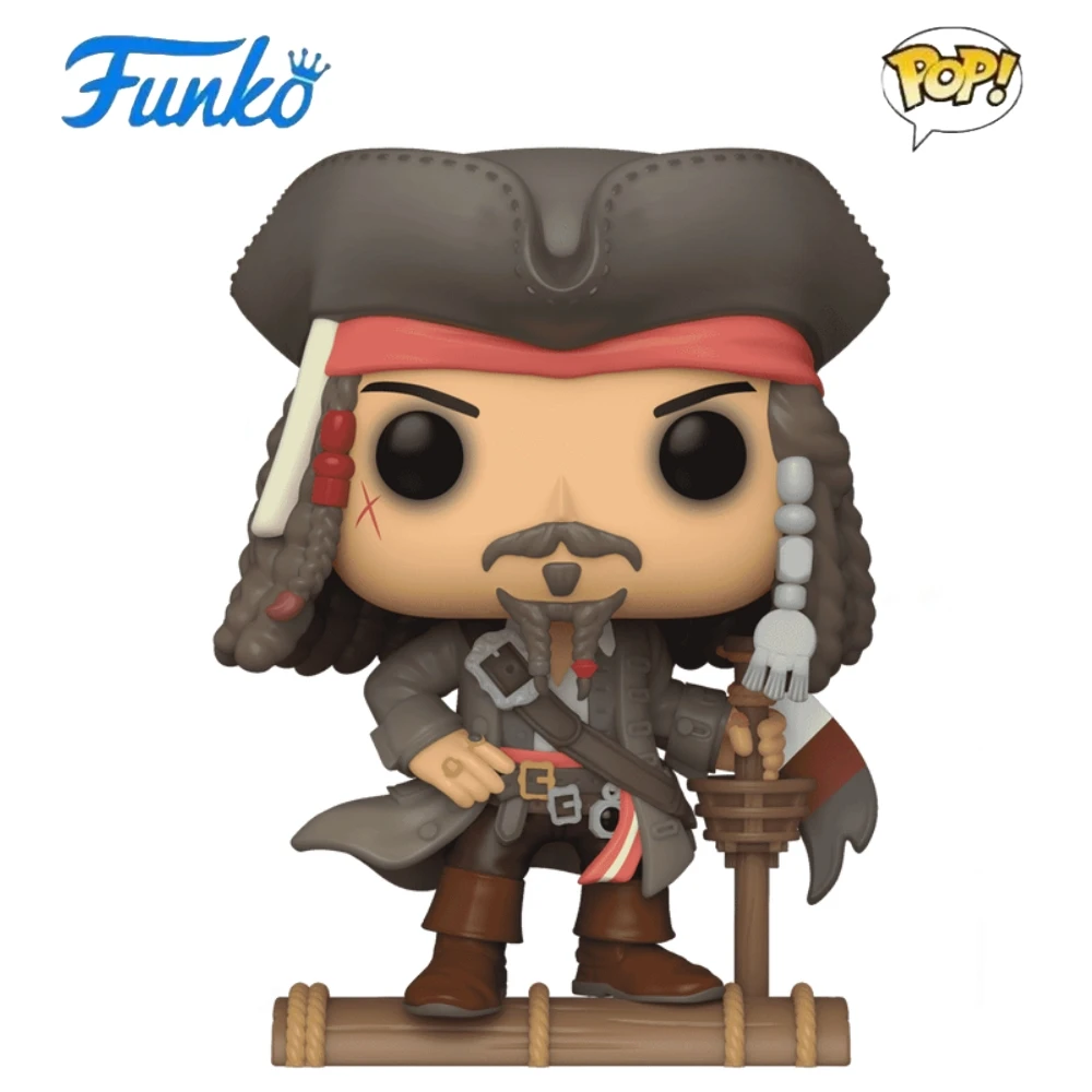 

Funko Pop Jack Sparrow 1482 Figures Disney Pirates of the Caribbean Vinyl Figure 4.3 inch Collect Limited Edition Model Toy Gift