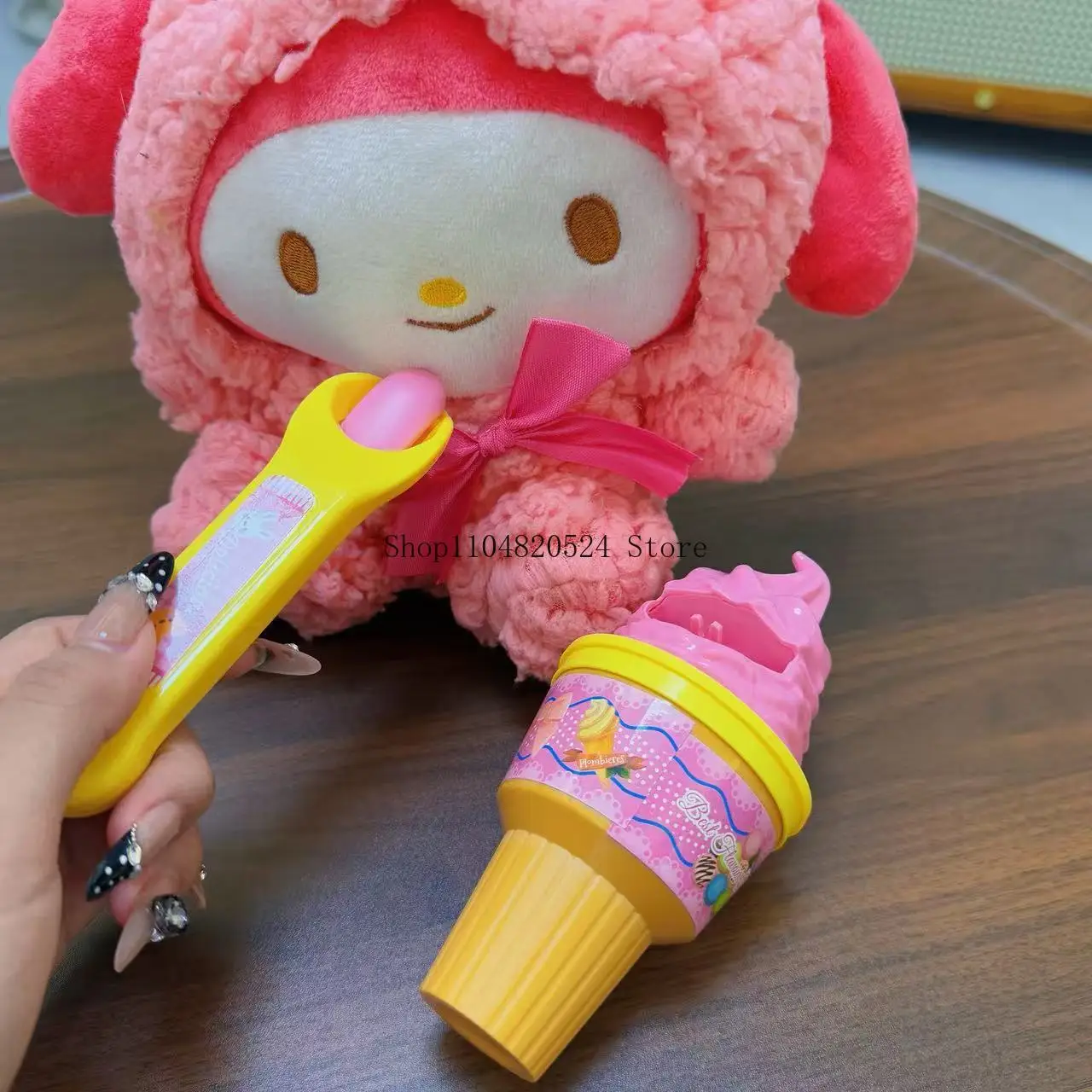 مجموعة ألعاب تغذية الآيس كريم والفراولة التفاعلية المبتكرة - هدية تعليمية للطعام في المطبخ للأطفال