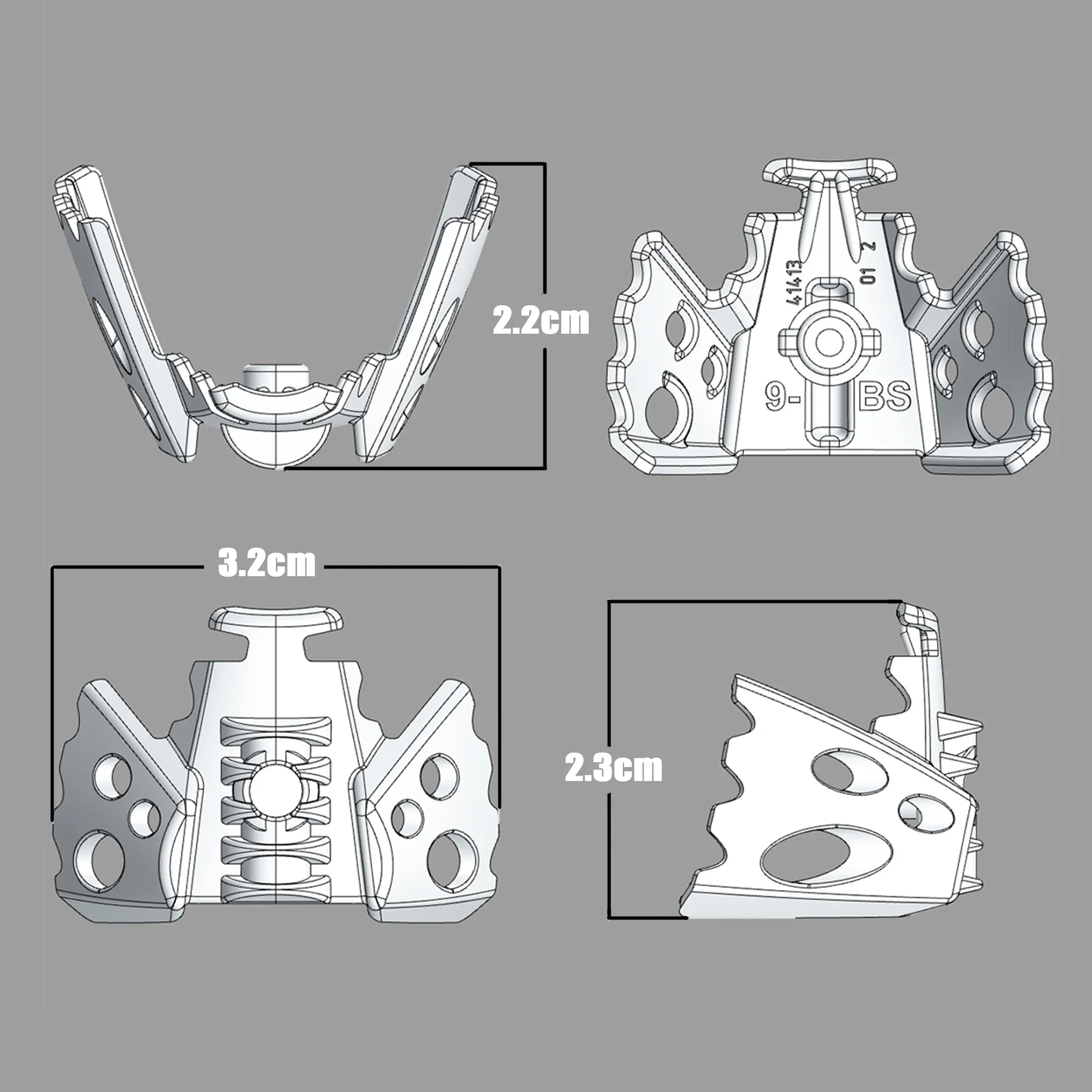 Kennie DIY MOC Customized Accessories Building Blocks Bionicle High Quality Vahi Time Facepiece NO.41413 TOA Kanohi Helmet