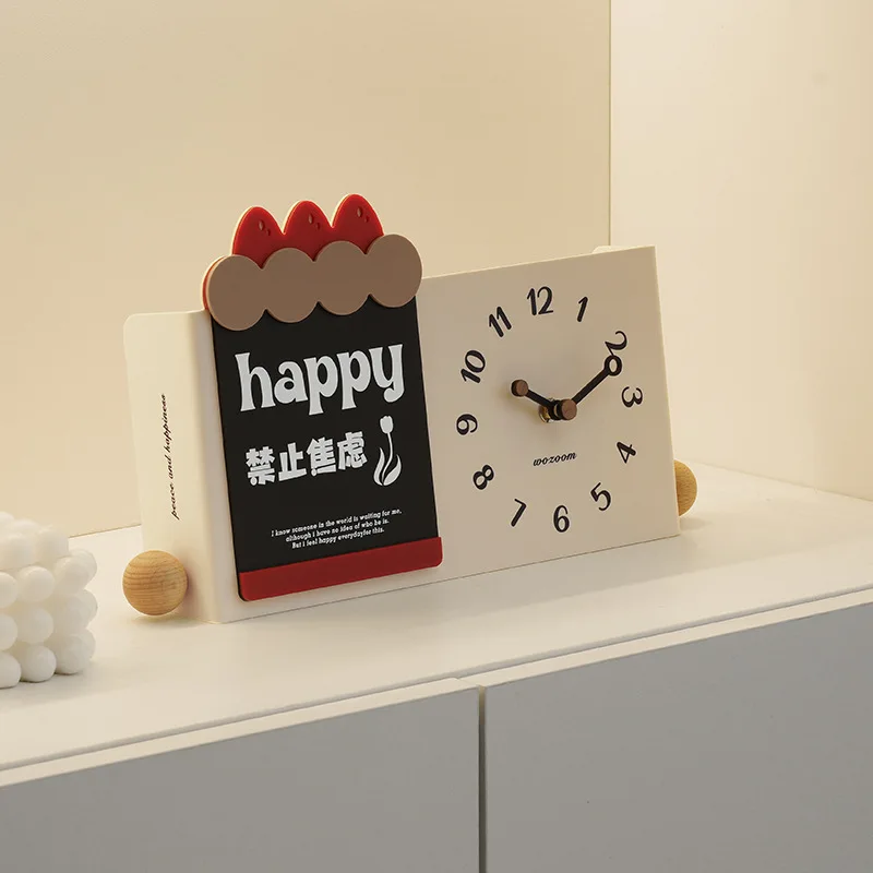 

Entrance high-end decorative ornaments home desktop jewelry TV cabinet wine cabinet creative clock