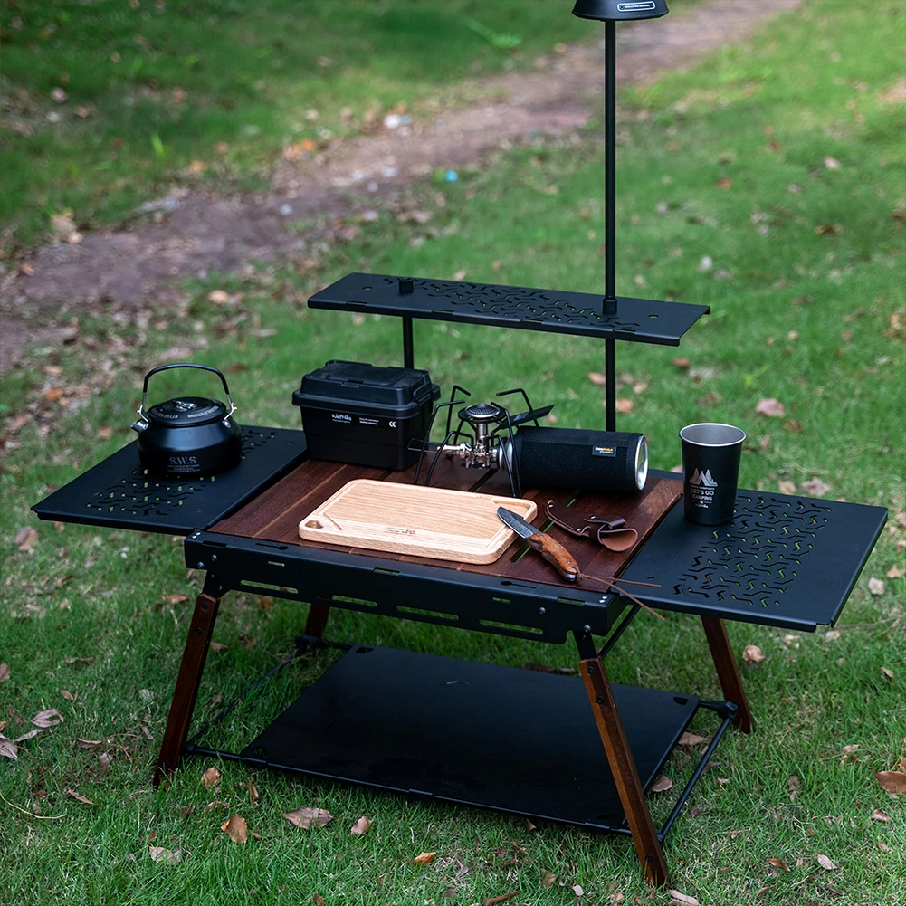 

Комплект из 2-х многофункциональных портативных столешниц для кемпинга, расширительная панель для стола IGT для активного отдыха на природе