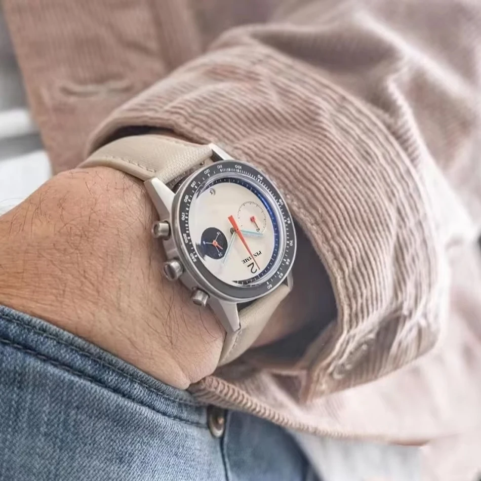 ساعات PINTIME للرجال أنيقة راقية للرجال رجل فاخر حركة أوتوماتيكية كوارتز ميكانيكية معصم للرجال هدية ساعة مقاومة للماء رجل