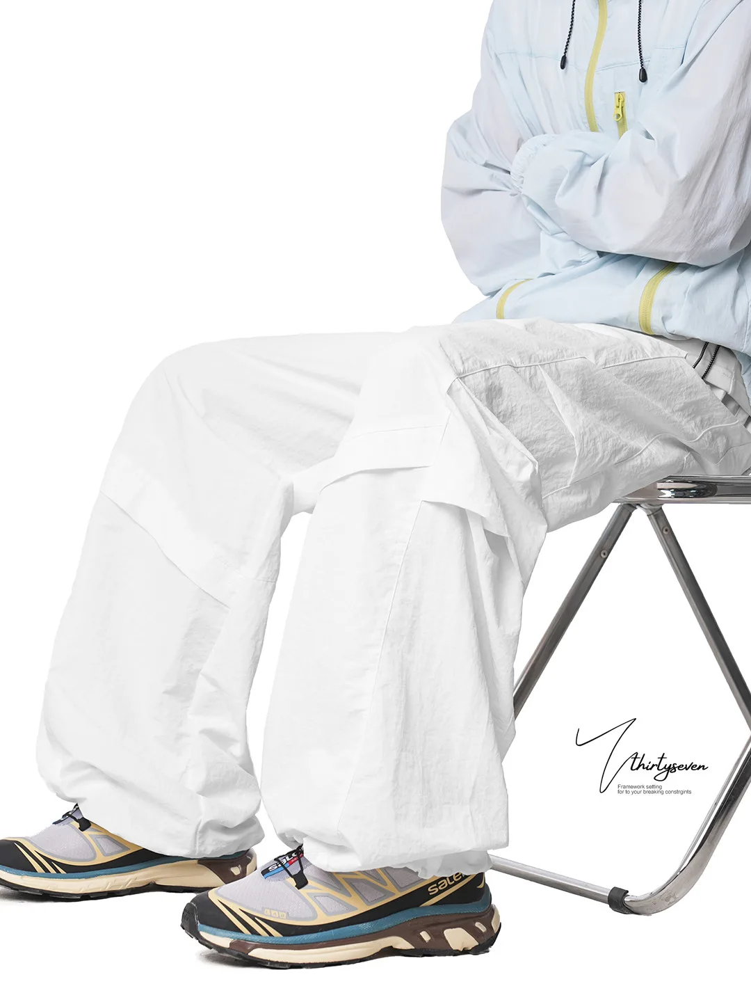 

American Sle Casual Pants Men's Spring Outdoor Sports Jaet Design All-Match Straight Tube Workwear Long Trousers