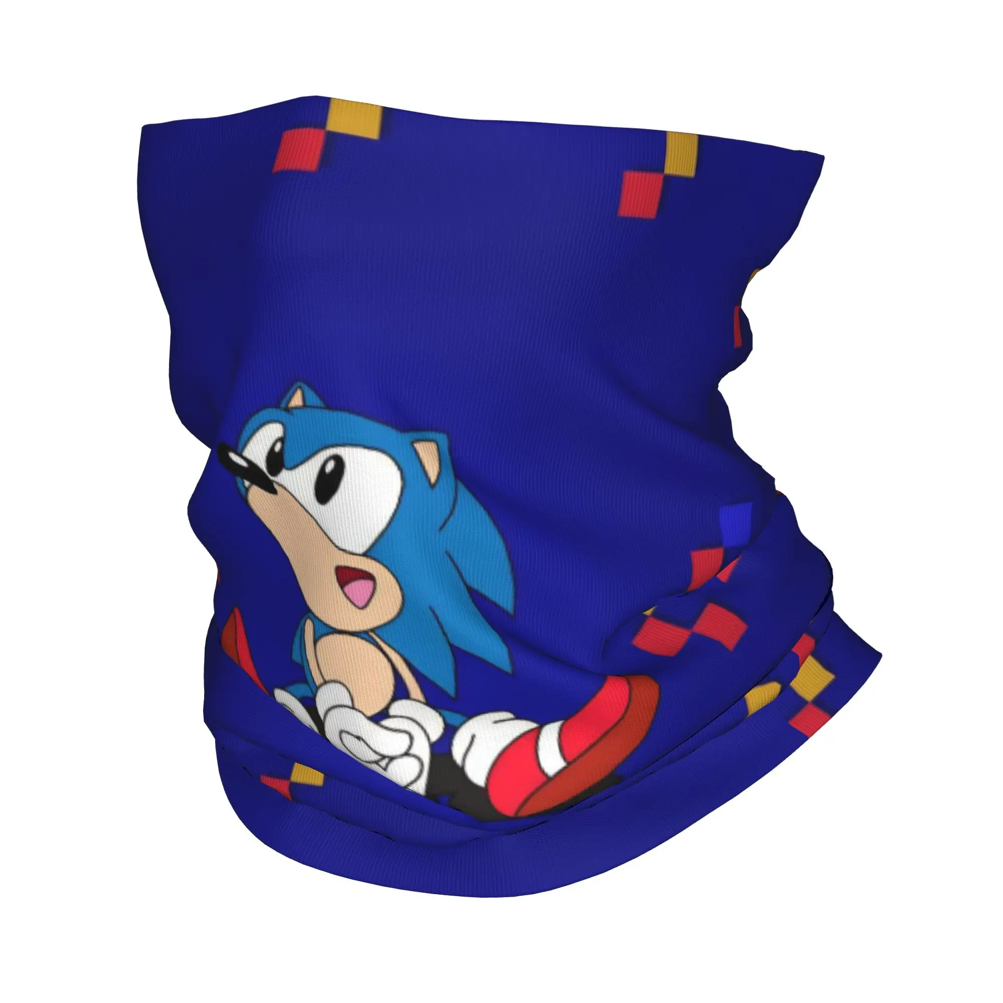 Soniced Bandana Neck Gaiter Printed Games Wrap Scarf Multifunctional Face Mask Cycling for Men Women Adult Winter