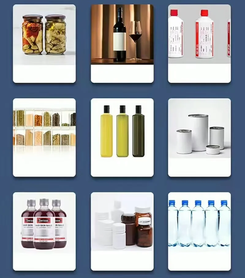 Desktop Automatic Small Round Plastic Glass Bottle Label Applicator Machine Adhesive Sticker Cans Jars Labeling Machine
