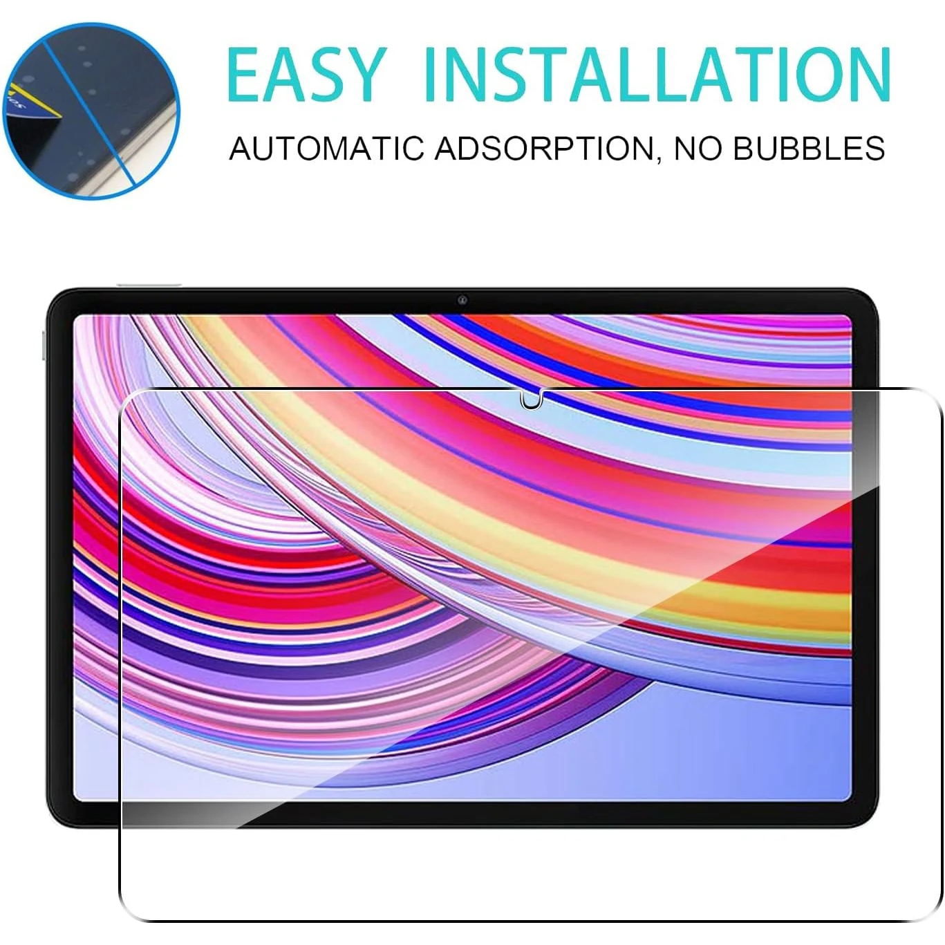 2pcs 9H Tempered Glass For Xiaomi Redmi Pad Pro 12.1'' Poco Pad 12.1'' Clear Anti Scratch Screen Protector Protective Film