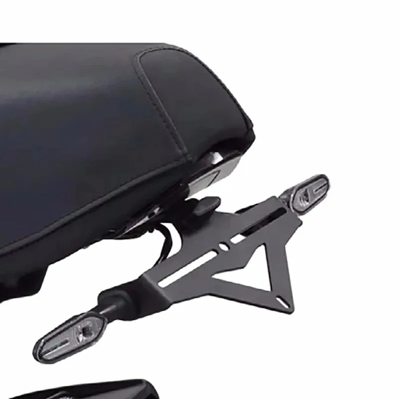 Motorcycle Aluminum License Plate Holder Fender Eliminator Registration Bracket With LED Fit For YAMAHA XSR900 XSR 900 2022-2023