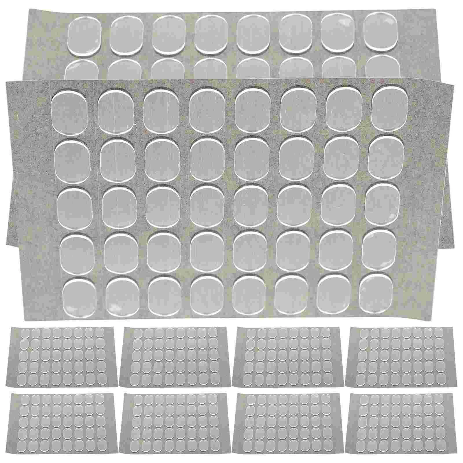 

10 Sheets Double Side Tape Press on Nail Glue Stickers Invisible Adhesive Manicure Tabs Pet Film Fake Pastes