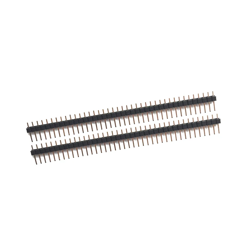 10pcs/lot Hot Sale 40 Pin 1x40 Single Row Male 2.54mm Breakable Pin Header Connector Strip