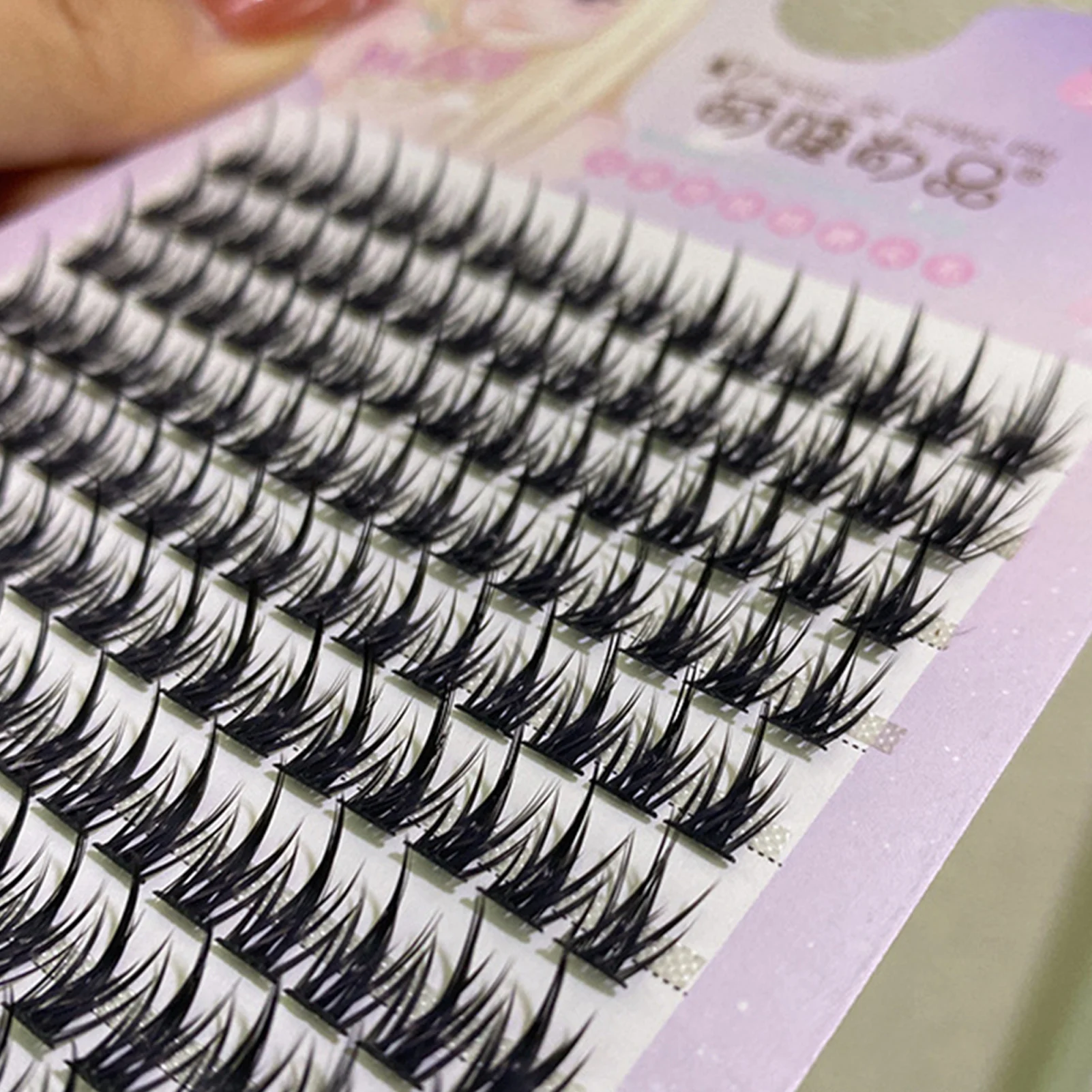 

10 Rows Grafting Volume Lash Extensions Natural Look Wispy Easy to Wear Eyelashes for Wedding Stage Makeup