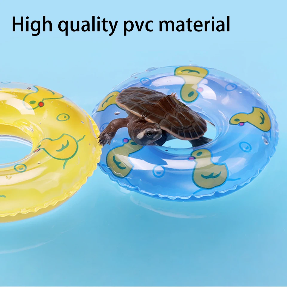 Turtle Toy Cute Turtle Swim Ring Bath Toy Summer Fun Swimming Pool Accessory Float Ring Toys For Rubber Ducks Bath Toy