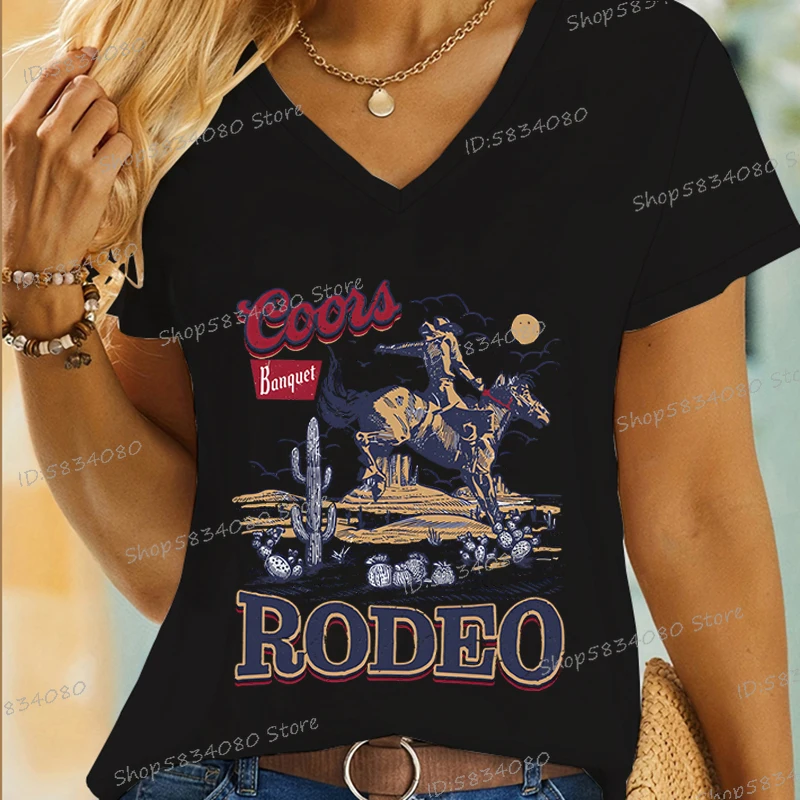 Rodeo 90s Cowboy Shirt Cool Rodeo Classic Tops Gift for Cowgirls Trendy Rodeo Graphic Western Clothes Western Cowboy T-Shirt