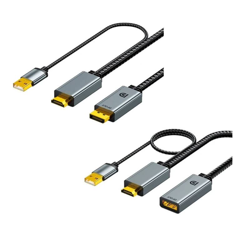 ADWE Professional Gaming and Multimedia Conversion Cable with Gold Plated Connectors For Graphics Card and Monitors Laptops