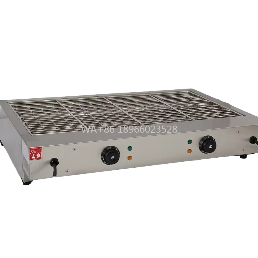 

& Hotels Core PLC Kitchen Machines New Condition Stainless Steel Electric Grill for Home & Restaurant Use for Families