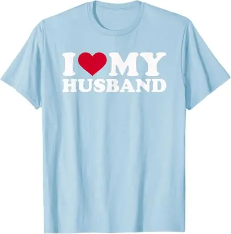 Meine Frau beats me – Ehemann-T-Shirt „I Love My Husband“-Buchstaben-gedrucktes Spruch-T-Shirt mit lustiger Beziehung für Paare, Hochzeitsoberteile – Detail 10