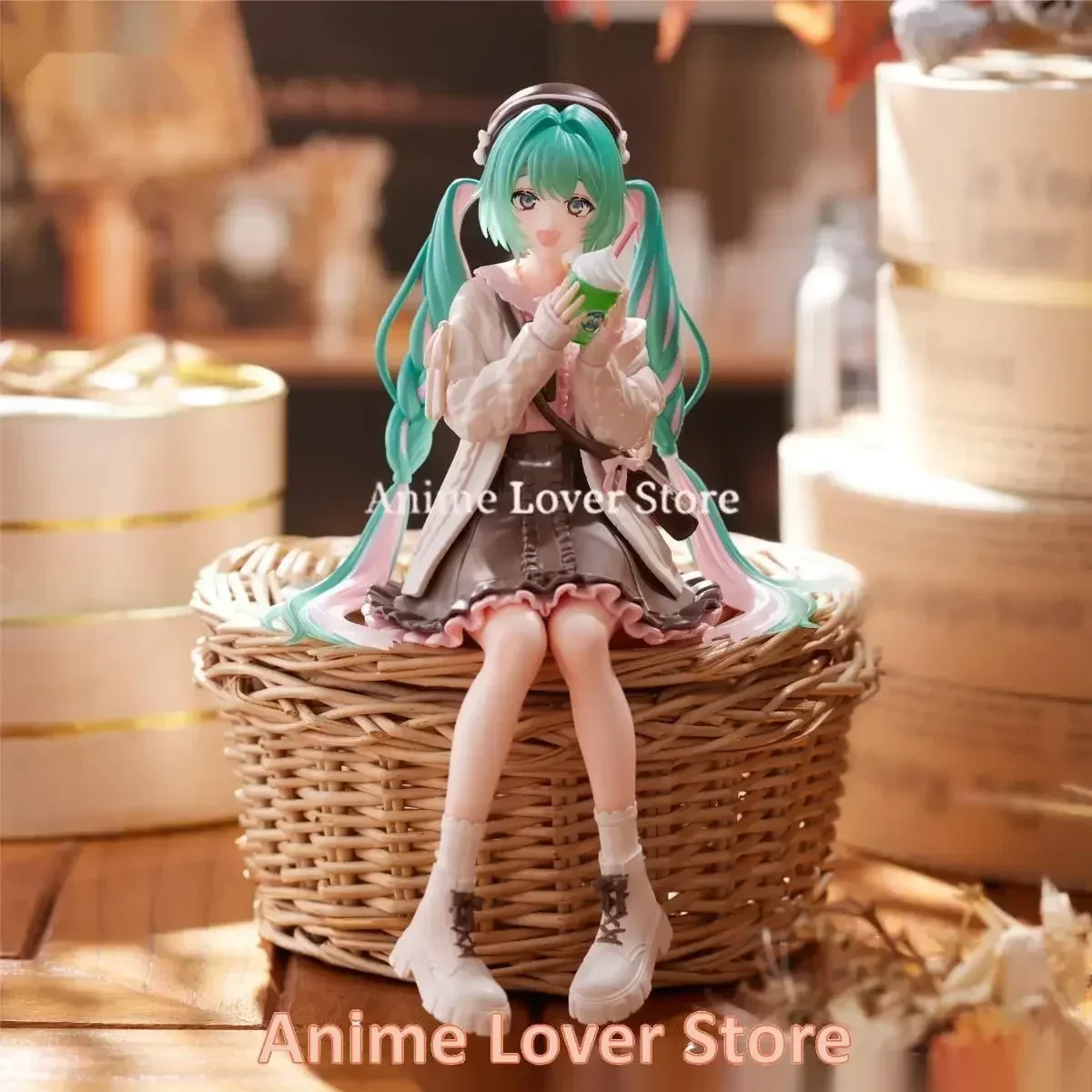 In Stock Original Furyu Hatsune Miku Sakura MIKU Noodle Stopper Miku Anime Figure Toys for Kids Gift Collectible Model Ornaments