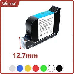 B Level JS12 2588 Compatible Ink Cartridge 600DPI 12.7mm Handheld Inkjet Printer Fast Dry Eco Solvent Ink Cartridge