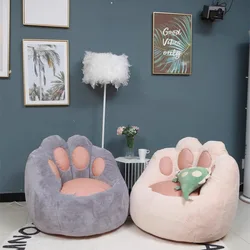 Dziewczęca mała Beanbag Sofa pojedyncze siedzenie indywidualna narożna Beanbag kanapa pufowa balkon Muebles Para Salas Modernos dom umeblowanie