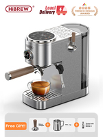 HiBREW Semi-automatic Espresso Coffee Machine 3 Level Temperature Adjustable Cold/Hot 20Bar Coffee Maker Cappuccino H13