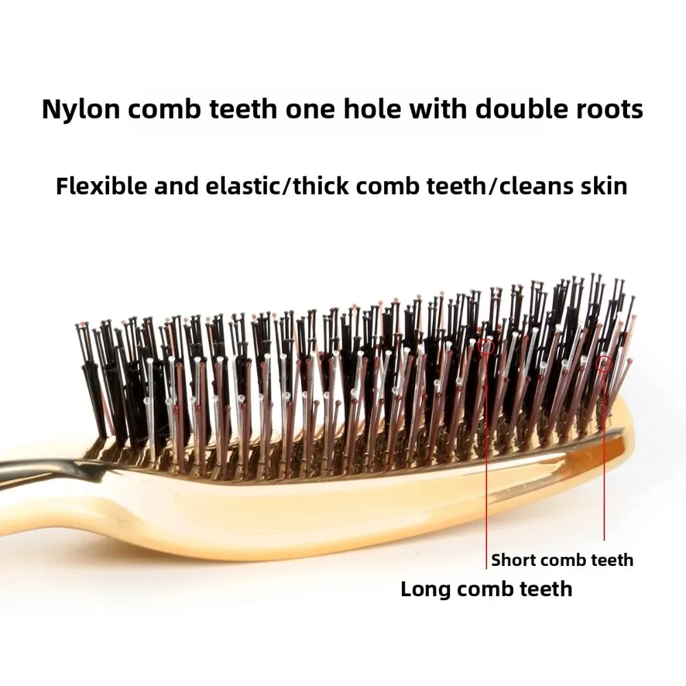 اليابانية قسط تدليك فروة الرأس فرشاة رئيس مدلك وفك تشابك الشعر فرشاة الرطب مجعد الشعر مشط الشامبو فرشاة أدوات تصفيف الحلاق #3