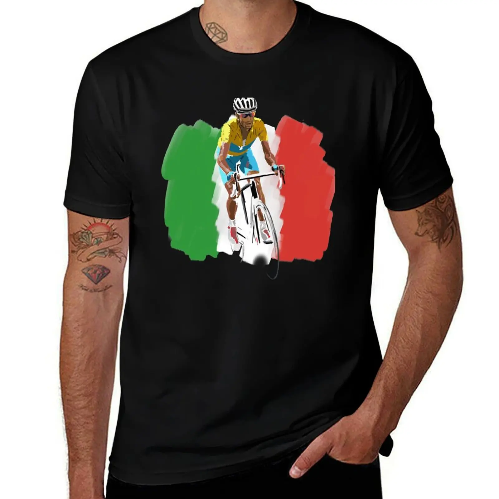 Maillot Jaune , Italy Flag T-Shirt essential t shirt anime clothes oversized t shirt shirts men