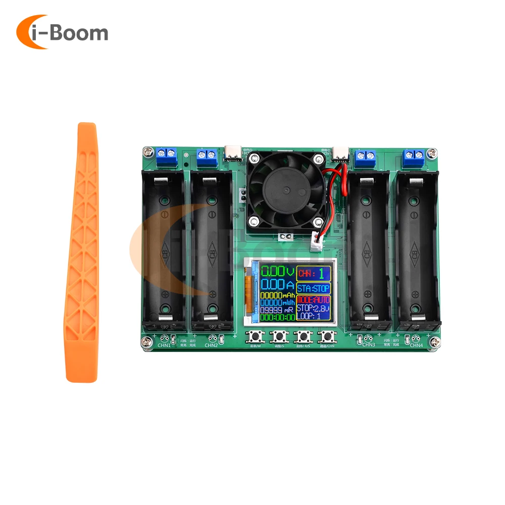 Imagem -04 - Carregamento e Descarga Automática Módulo Tester Resistência Interna Channel 18650 Bateria Capacidade