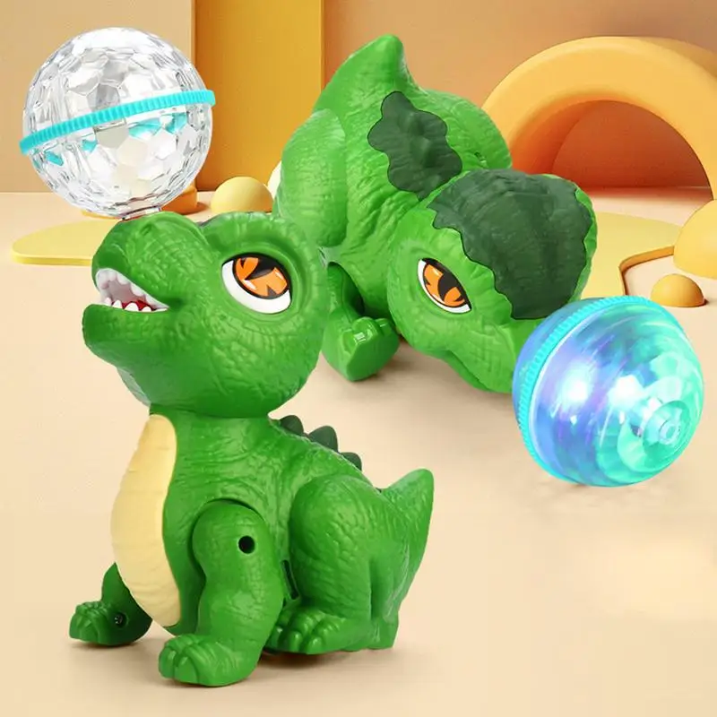 Light Up Dinosaur Toy Robotic Dinosaur Stunt Animal Electronic Pets With LED Lights Learning And Education Toys Interactive For