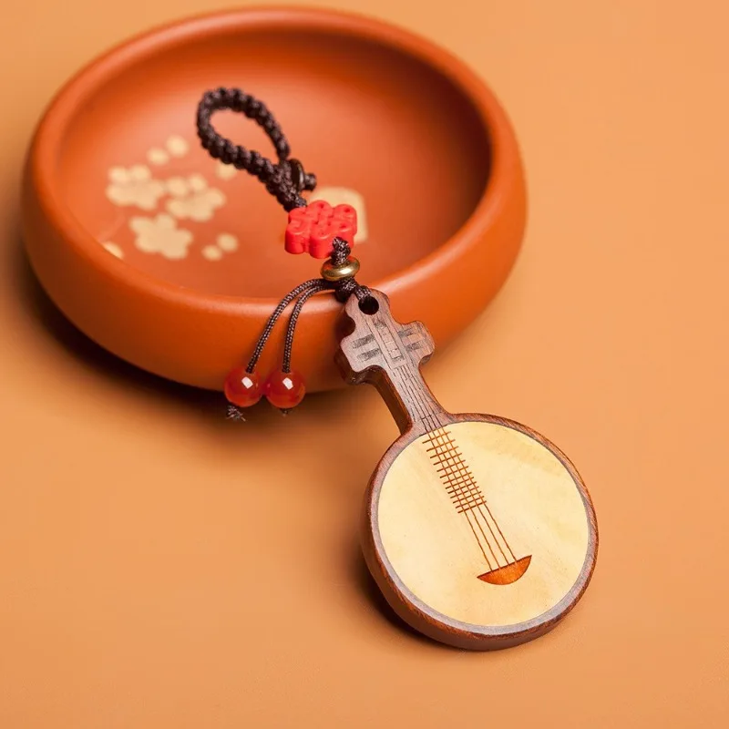 

Креативная сумка в китайском стиле, кулон, музыкальные инструменты, национальный тренд, культурный и креативный брелок в форме Guqin, милый орнамент
