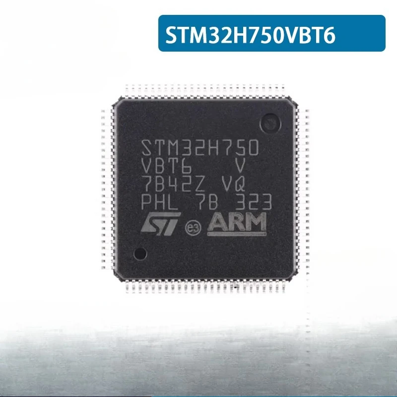 2 unids/lote STM32H750VBT6 STM32H750 LQFP-100 Chip microcontrolador de 32 bits