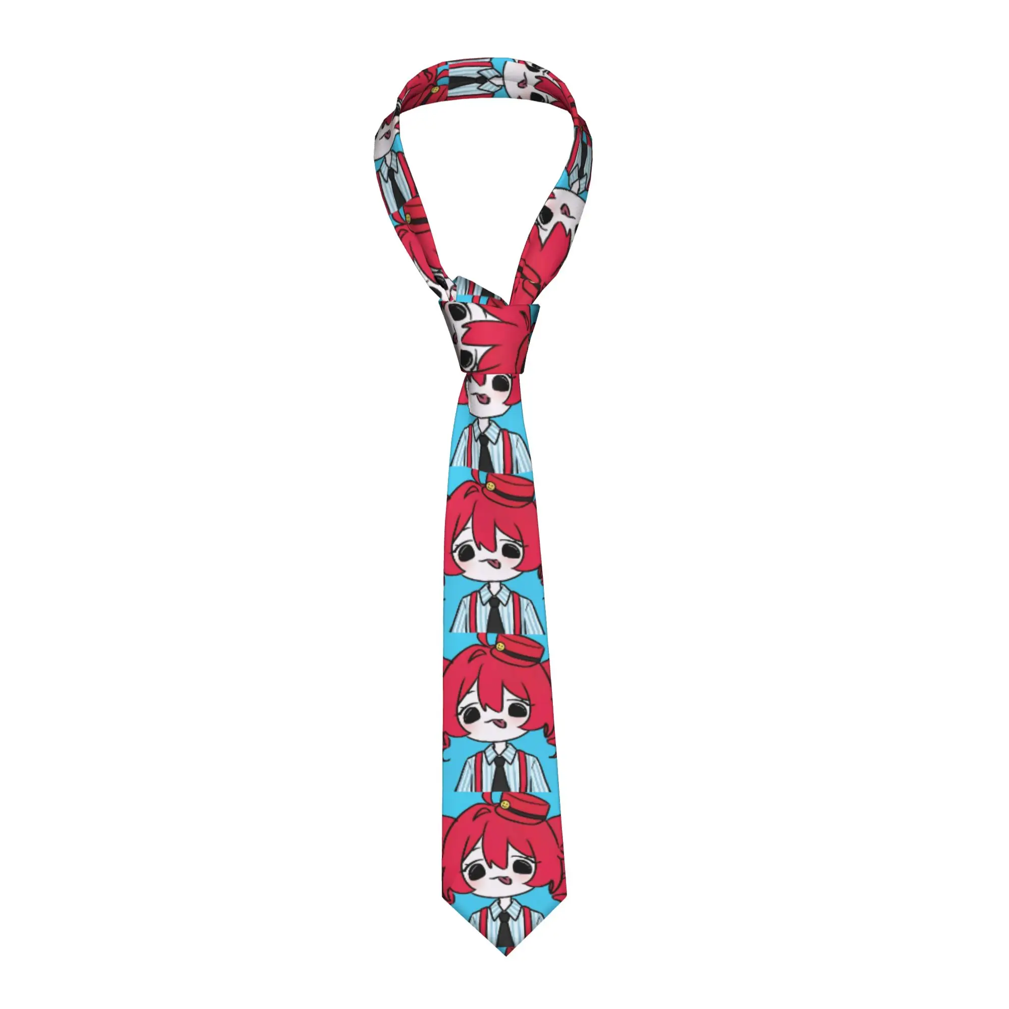 Cravate pour homme Mesmerizer Kasane Teto Hatsune Miku, cravate étroite de 8 cm, chanteuse virtuelle, pour usage quotidien, accessoires de cosplay