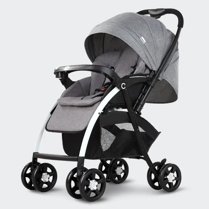 Shock Absorbing Stroller Newborn Baby Two-way Swivel Seat High Landscape Lightweight Folding Travel Stroller Baby Stroller