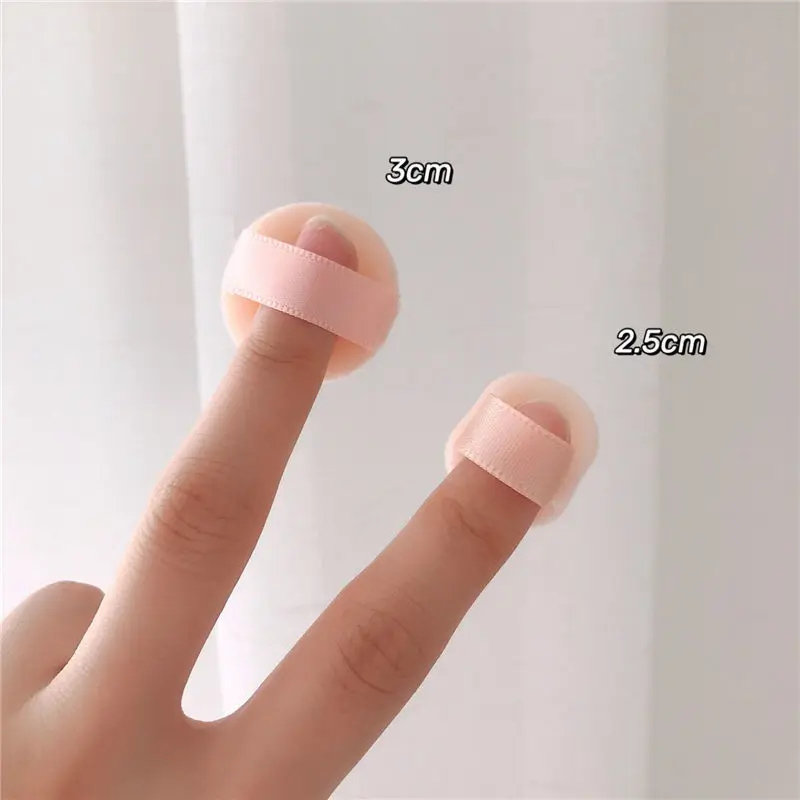 5/10/20/30PCS Mini Portable Small Size Powder Flocking Puff High Density Finger Short Pile Makeup Puff