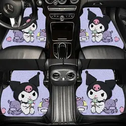 Sanrio Kawaii Kuromi Anime Car Interior Decoration Car Floor Mats Anti-Slip Cartoon Universal Exquisite Soft Simple Hot Cute 24