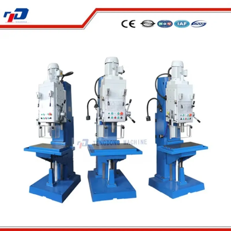 Industrial Pillar Drill Z5125 Portable Borehole Stand Drilling Machine Bearing Engine Motor High-Accuracy 25mm Max Drilling