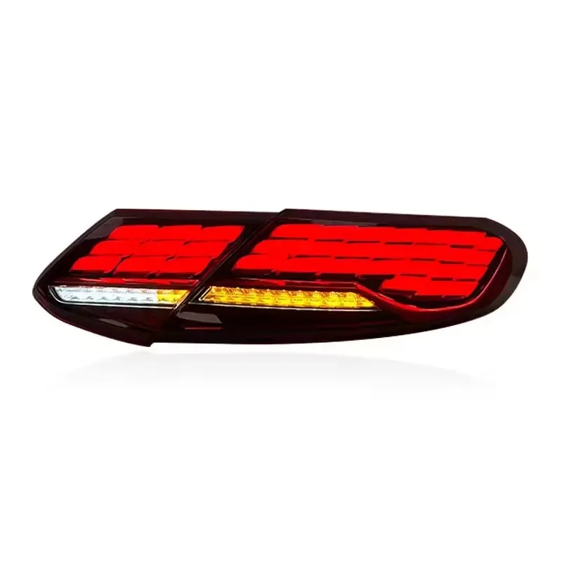 Pair Taillight Assembly for Class W205 Coupe 2015-2022 Rear Lamp Car Tail Lights Turn Signal Brake Reverse Lamps